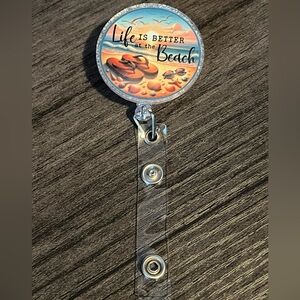 Beach Theme badge reel